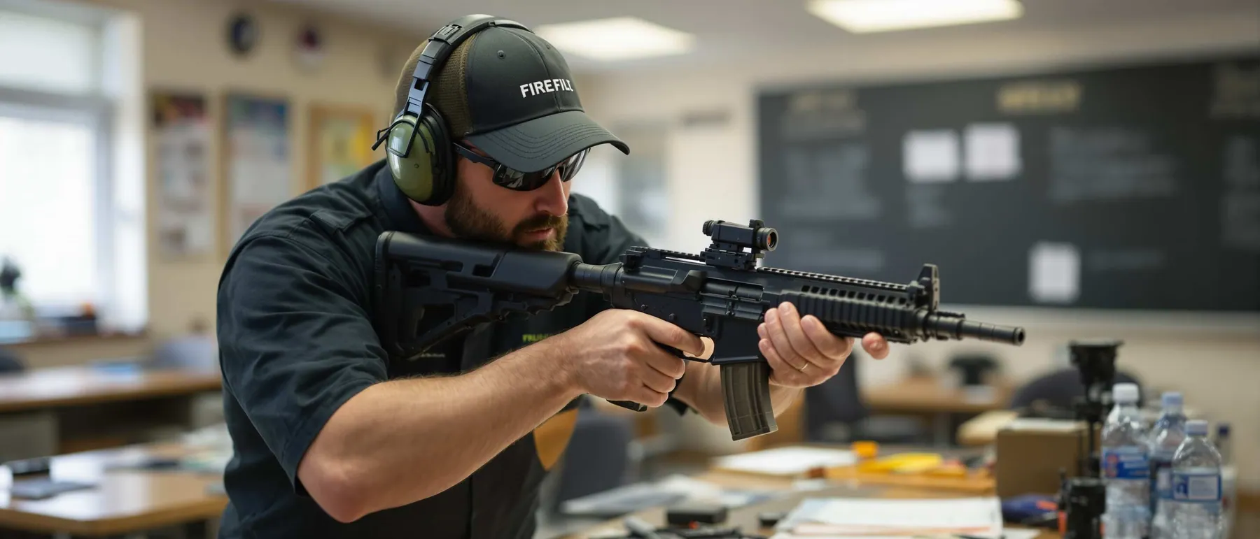 Firearm safety training at Arrowhead Gun Club